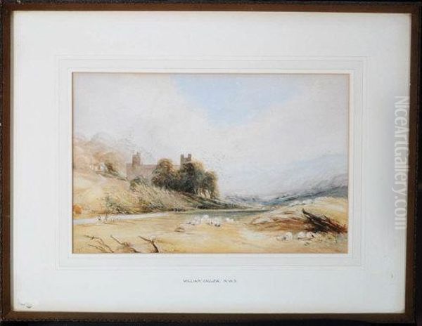A River Landscape With Castle - view 1