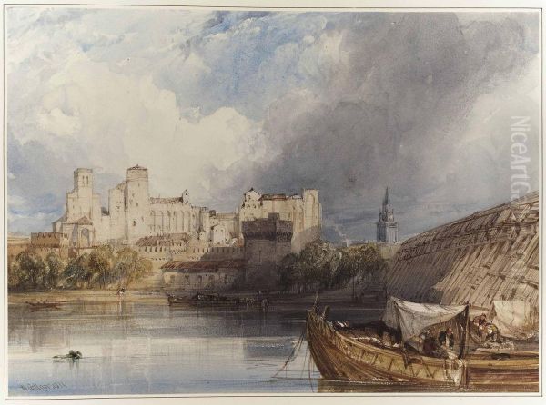The Papal Palace At Avignon, France - view 1