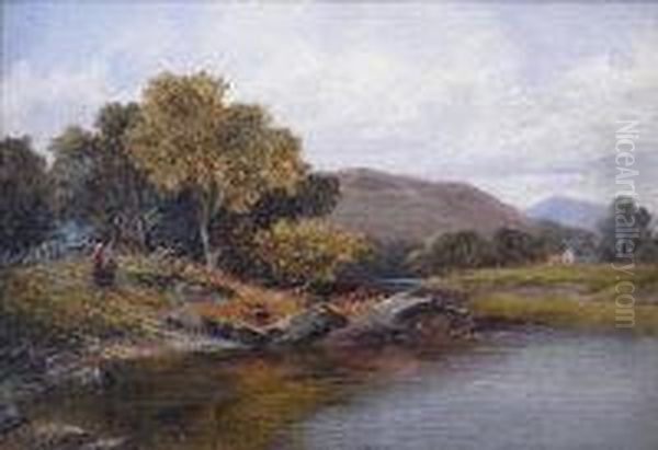 On The Wye Near Builth - view 1