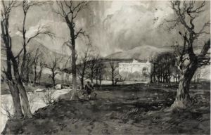Hermitage Castle, Roxburghshire by Thomas Scott Callowhill