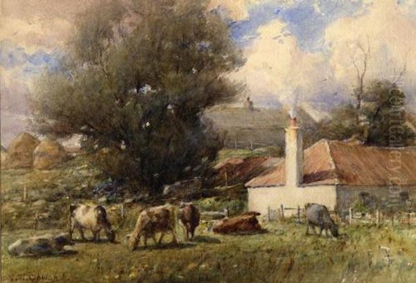 Landscape With Cattle by George Russell Gowans - view 1