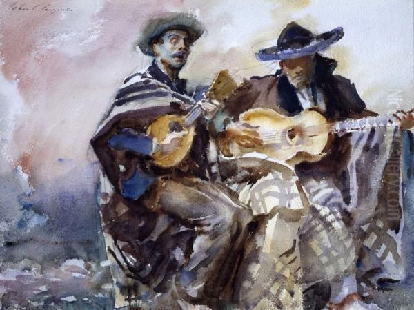The Blind Musicians by John Singer Sargent - view 1