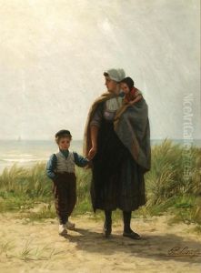 Dutch Peasants by Philip Sadee