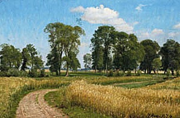 Landscape at Dyrehaven, Knabstrup. - view 1