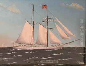 Topsail schooner Cecilie of AEroskobing. Topsail schooner Cecilie of AEroskobing.