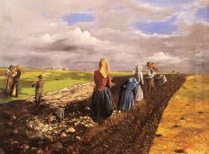 The Potato Harvest by Janos Pentelei Molnar