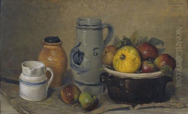 Stillleben Mit Fruchten Und Krugen - view 1