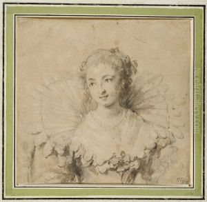 Damportratt by Sir Anthony Van Dyck