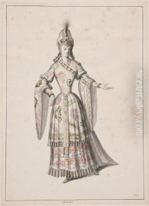 "Chinoise".Costume sketch