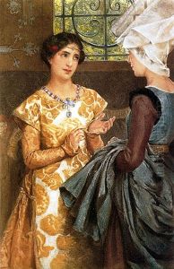 Queen Katherine of France by Laura Theresa Alma-Tadema