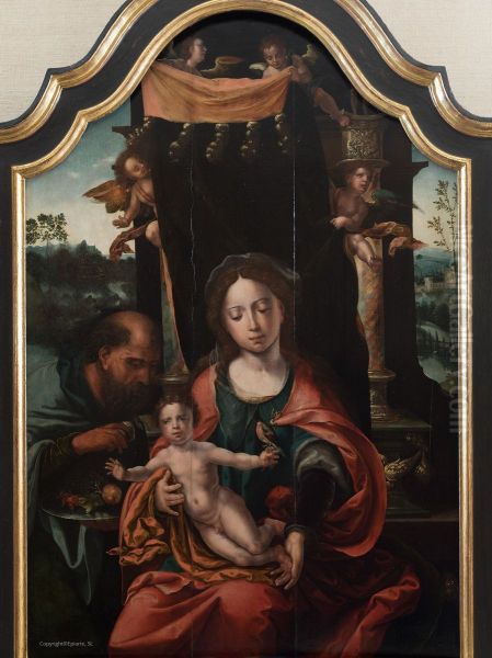 The Holy Family with a Goldfinch - view 1