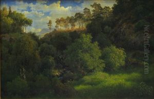 Landskap by Hans Gude