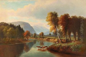 Saco River, North Conway by Benjamin Champney