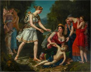 The death of Cenchirias, son of Neptune and the nymph Peirene by Sophie Fremiet