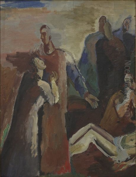 Studie til Pieta - view 1
