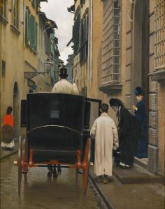Boarding the Carriage, Rome. Boarding the Carriage, Rome.