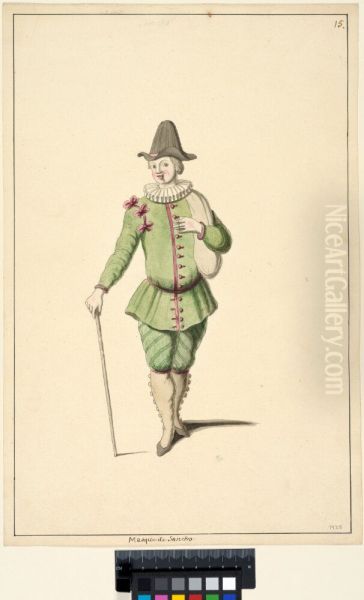 Costume Sketch, Sancho Panza - view 1