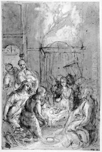 The Adoration of the Shepherds by Alessandro Vitali