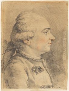 Self-portrait by Louis-Jean-Francois Lagrenee