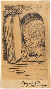 The Old Troll - "My God, How That Moon Shines!" by Theodor Kittelsen