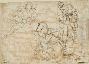 The Lord blessing Noah after the Flood by Raphael