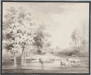 Landskap by Jonas Carl Linnerhielm