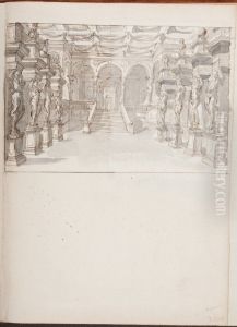 Teaterdekoration, interior, anticamera