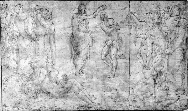 The Baptism of Christ by Giorgio Vasari