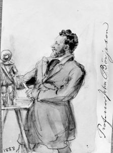 John Borjeson, professor, bildhuggare. Skissbok "Nagra af mina samtida bekanta"