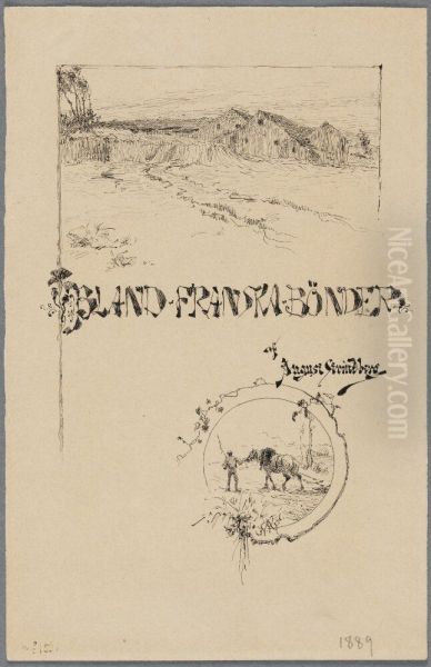 Suggestion for cover for August Strindberg, Bland franska bonder - view 1