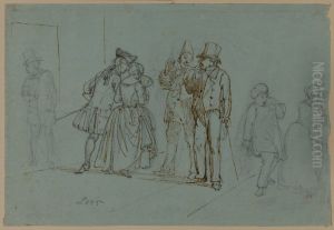 Romersk karneval by Wilhelm Marstrand