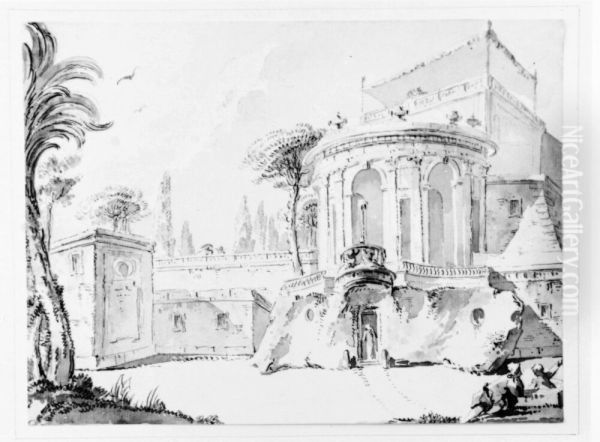 Italiensk palatsvilla - view 1