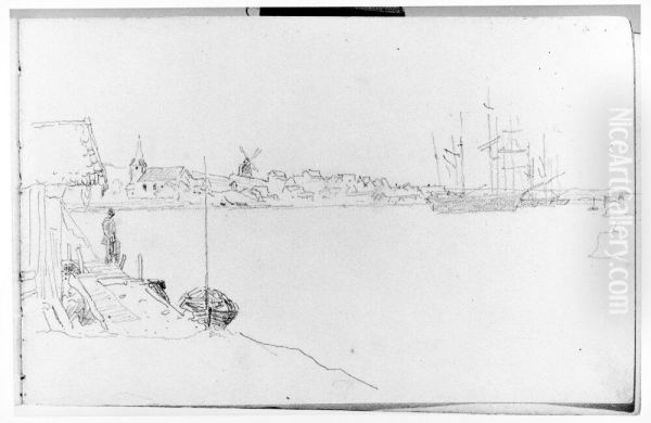 Skissbok, 42 blad. Fiskebackskil, Elghammar m.m. - view 1