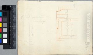 Vague Sketches of a Doric Order Niche and an Attic Window Vague Sketches of a Doric Order Niche and an Attic Window