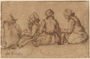 Peasants at Rest by Jacob de Gheyn II