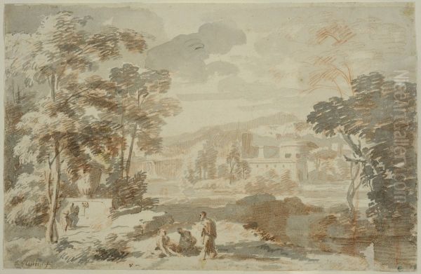 Landskap med figurer - view 1