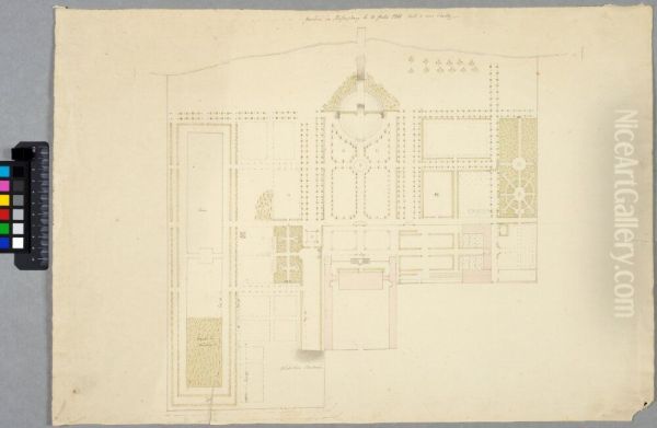 Overall Plan of Rosersberg Palace and Gardens - view 1
