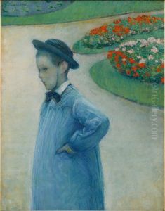 Portrait de Camille Daurelle dans le parc de Yerres