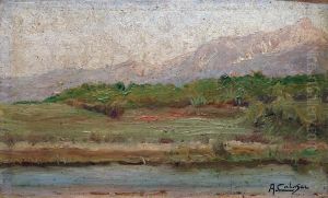 Paesaggio by Arturo Calosci