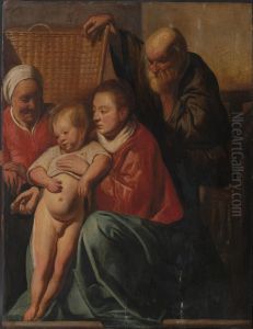 The Holy Family by Jacob Jordaens
