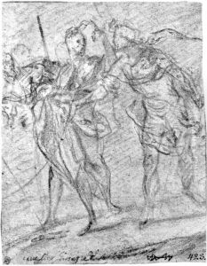Adam and Eve expelled from Paradise by Giuseppe Cesari