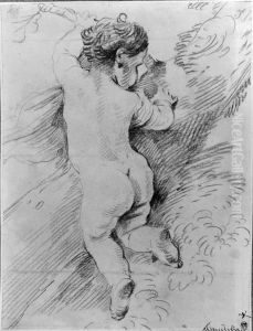 Flying putto