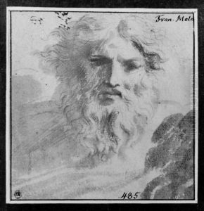Head of God the Father by Pier Francesco Mola