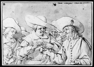 Peasants breaking egg