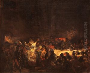 Assassination of theBishop of Liege by Eugene Delacroix
