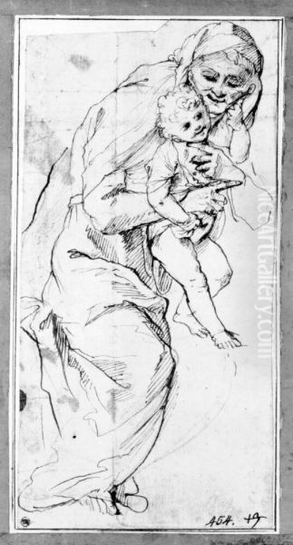 St. Anne and Christ - view 1