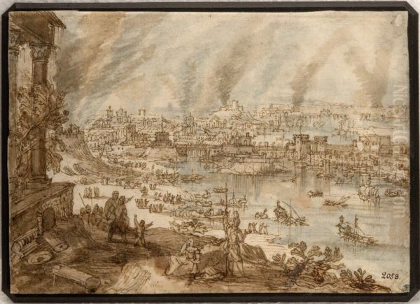 Landscape with the Burning of Troy - view 1