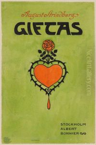 Design for book cover for "Giftas" by August Strindberg Design for book cover for "Giftas" by August Strindberg