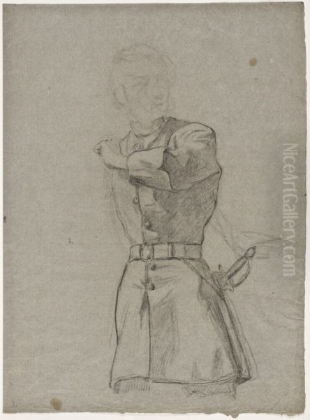 Studie till slottsbranden. Karl XII - view 1