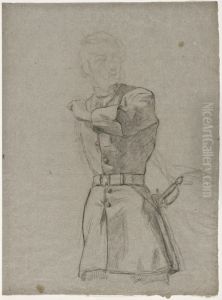 Studie till slottsbranden. Karl XII